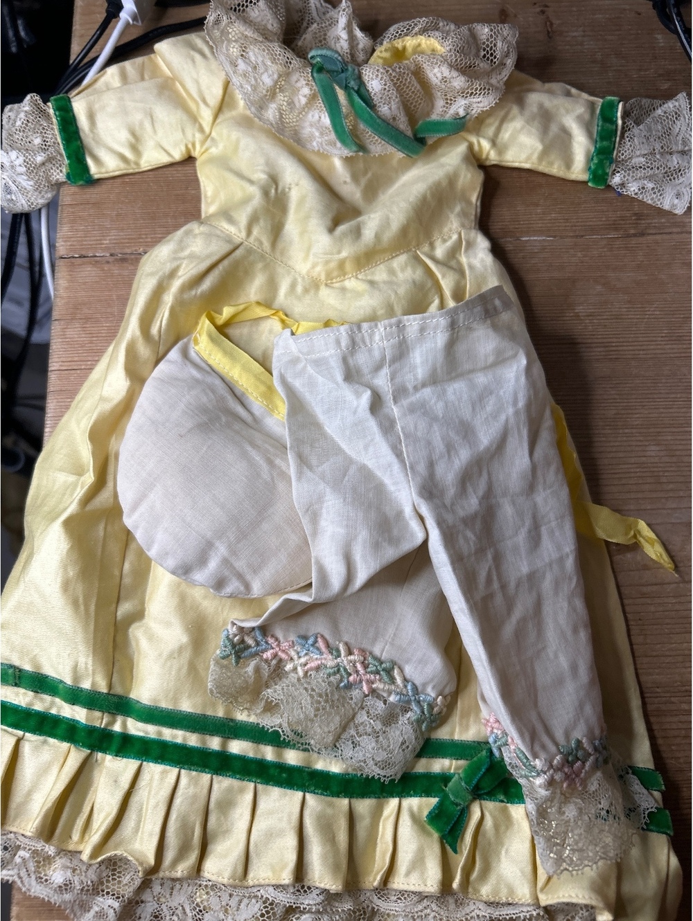 Vintage doll dress lot
